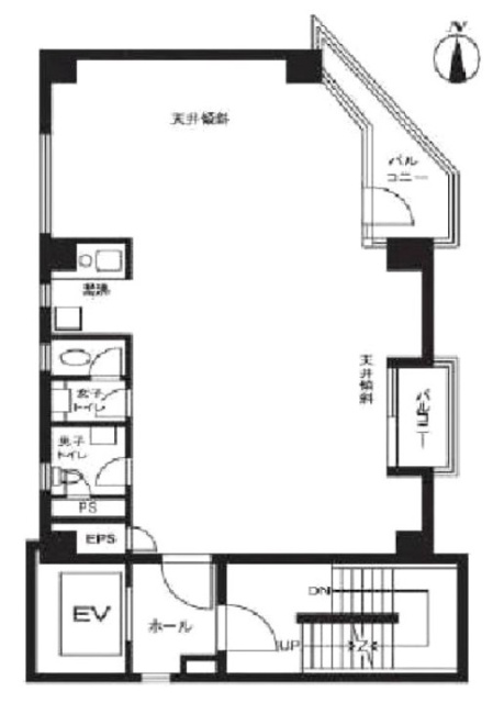 金子ビル6F 間取り図