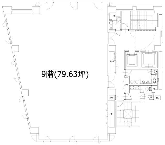 YKビル9F 間取り図