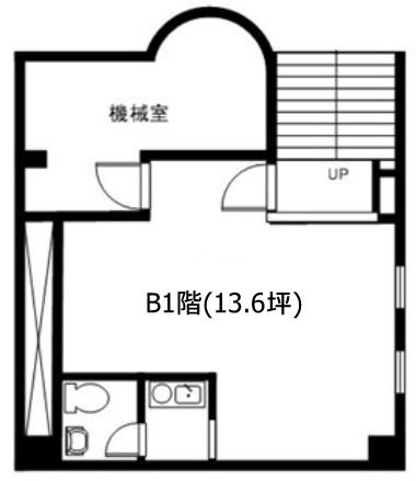 アペックス経堂B1F 間取り図