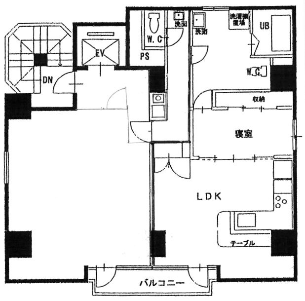 大盛丸平河町ビル2F 間取り図