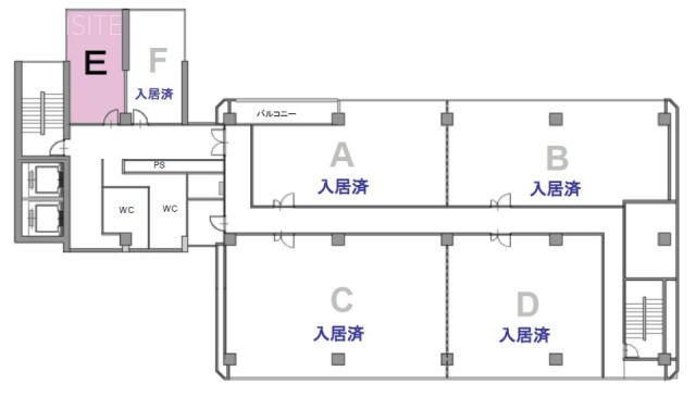 イマス西新宿第一ビルE 間取り図