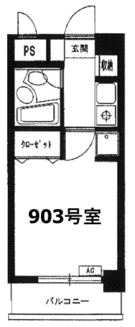 ベルプラザ903 間取り図