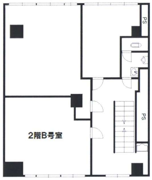 城辺橋ビルB 間取り図