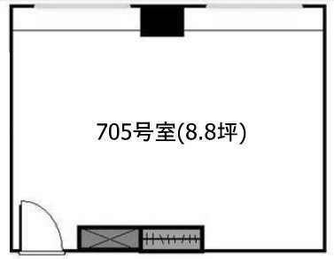 アイオス五反田アネックス705 間取り図