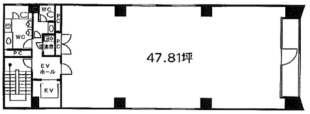 JBビル4F 間取り図
