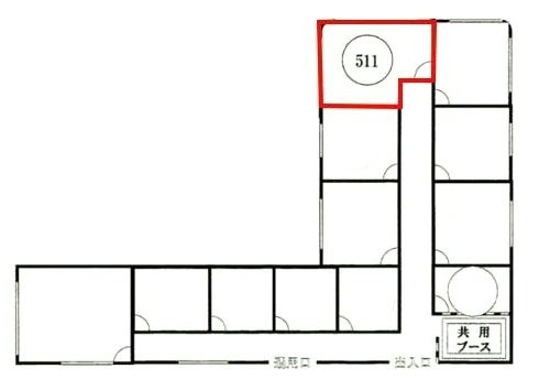 ミツボシ第3ビル511 間取り図