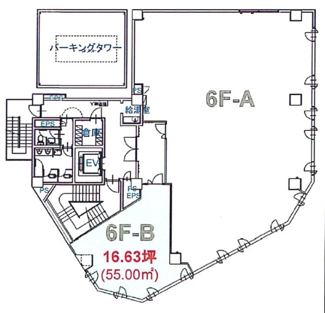 マルヤス機械ビルB 間取り図