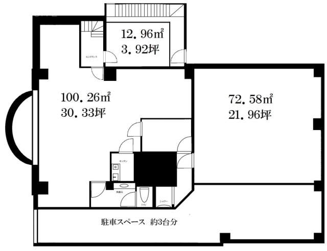 クラウンビルB1F 間取り図