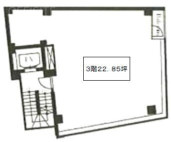 COMS中目黒Ⅰ3F 間取り図