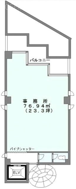 第2東武緑地ビル601 間取り図