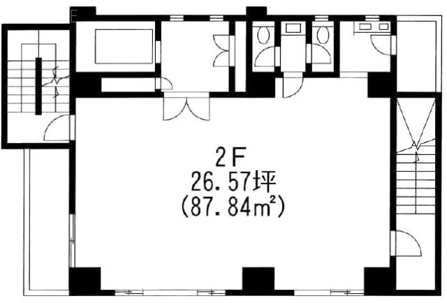 シャルマンビル2F 間取り図