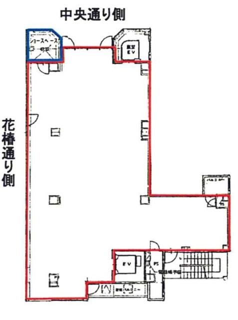 モンブラン銀座ビル5F 間取り図