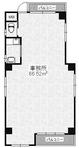 スズヤ産業ビル2F 間取り図