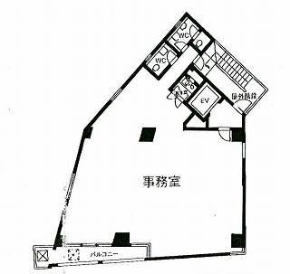 ロクサンビル2F 間取り図