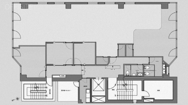 新宿御苑フロントビル5F 間取り図