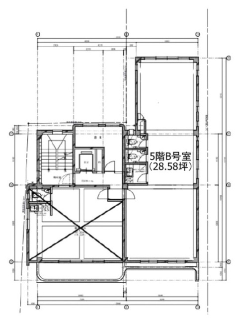 渋谷QビルB 間取り図