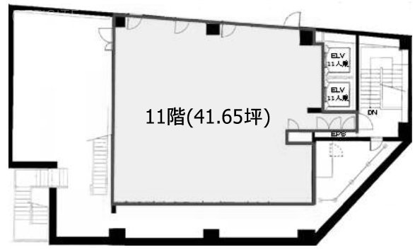 ラウンドクロス秋葉原11F 間取り図