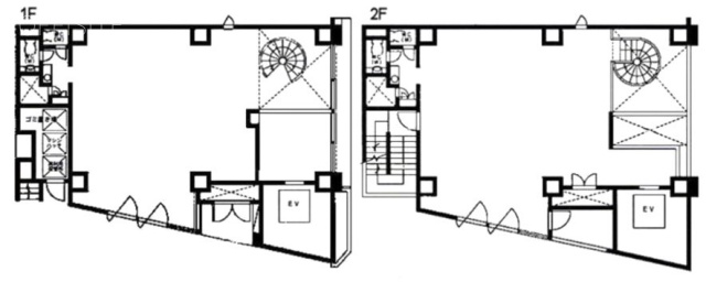 SNTビル1F～2F 間取り図