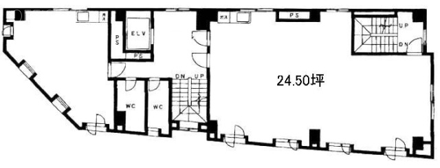 第一上野ビル4F 間取り図