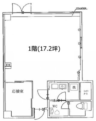 LUビル1F 間取り図