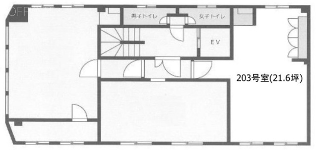 コヤマビル203 間取り図