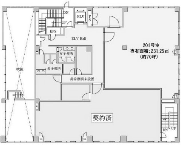 東邦ビル羽田201 間取り図