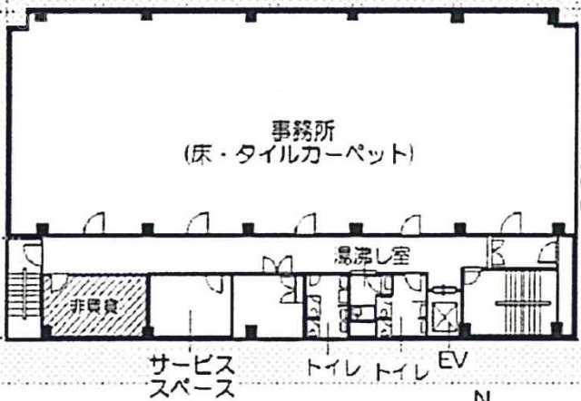 鈴春錦町ビル3F 間取り図