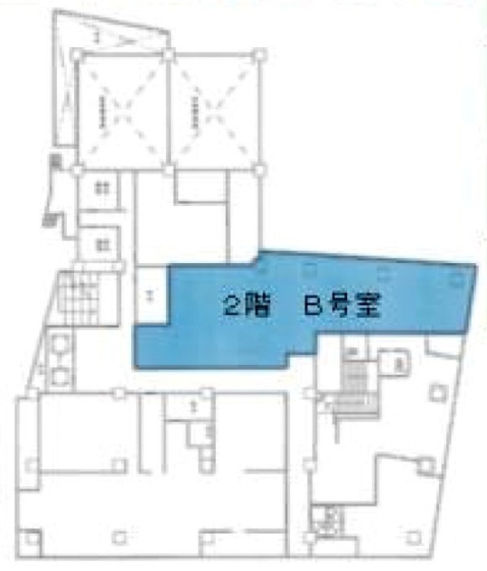 ワールド宇田川ビルB 間取り図