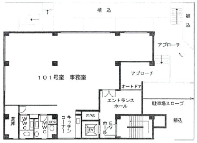 代々木當山ビル101・201 間取り図