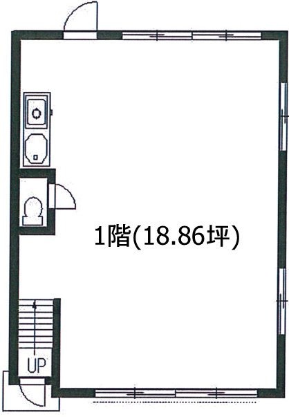 桶田ビル1F 間取り図