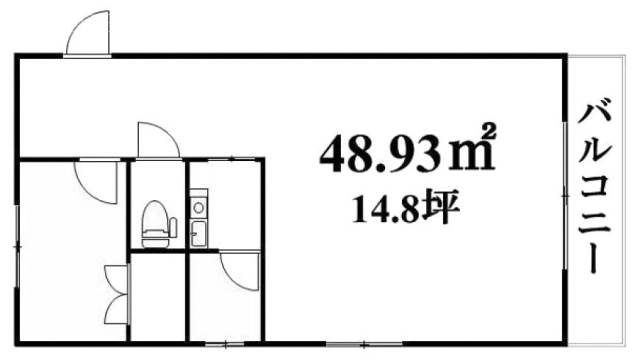 後楽園ビル703 間取り図