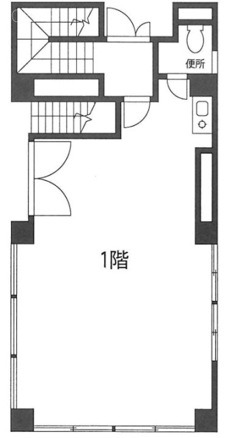 清美家(キヨミヤ)ビル1F 間取り図