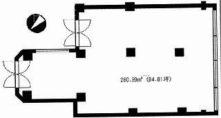 飯倉ヒルズ1F 間取り図