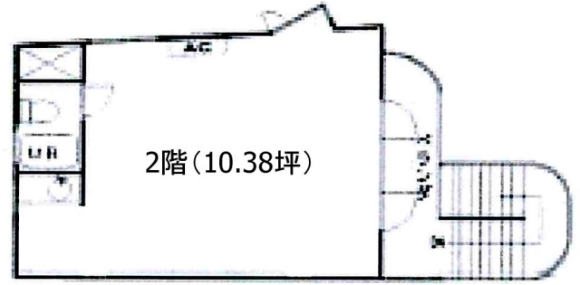 アルファ千駄ヶ谷2F 間取り図