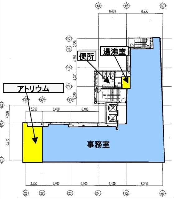 銀座YOMIKOビル3F 間取り図