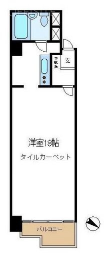 日興ロイヤルパレス二番町第2ビル5F 間取り図