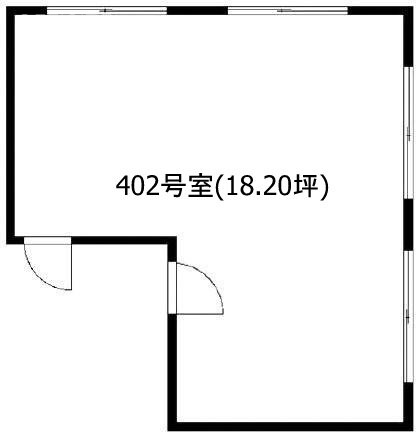 唐沢第2ビル402 間取り図