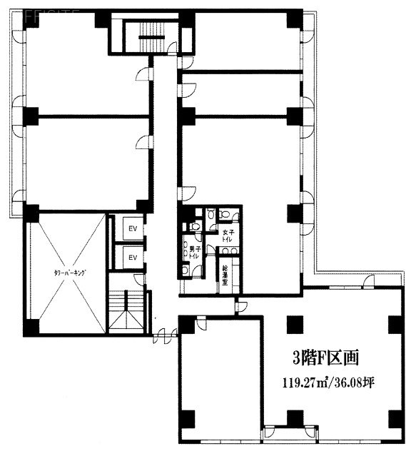 横浜エクセレントⅢF 間取り図