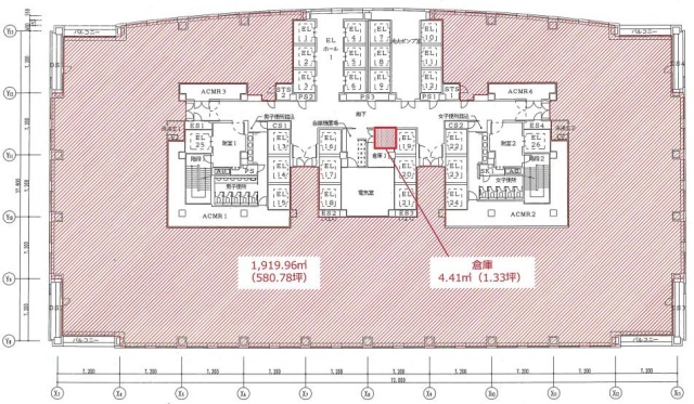 グランパークタワー10F 間取り図