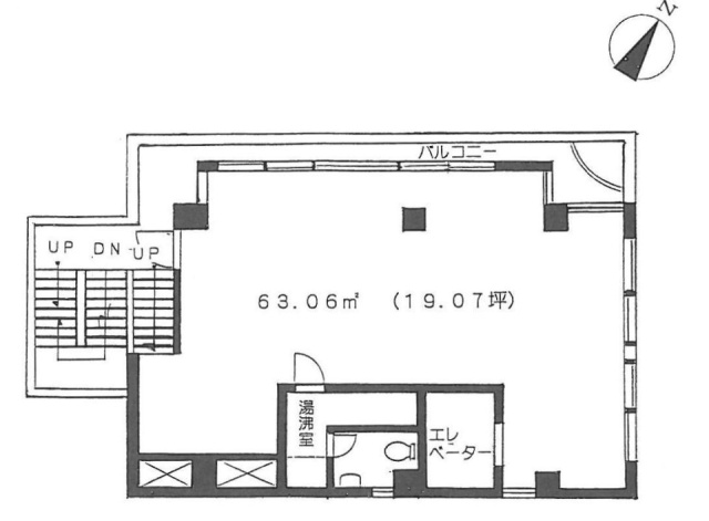 KY六本木ビル3F 間取り図