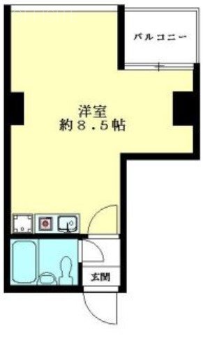 リベルタⅡ201 間取り図