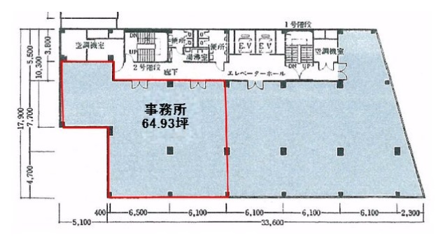 コリドースクエア銀座7丁目901 間取り図