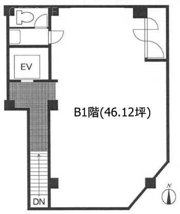 K3ビルB1F 間取り図