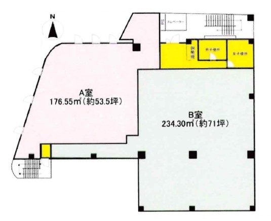 早川TKBビルA 間取り図