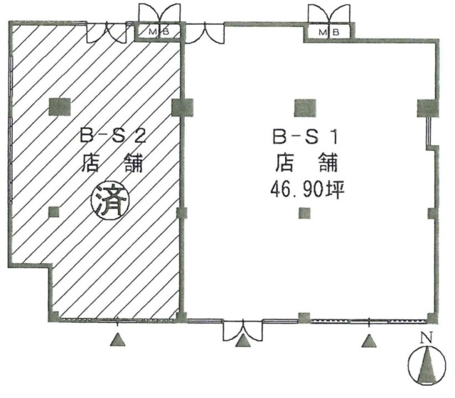 市川パークハウスB棟-S1 間取り図