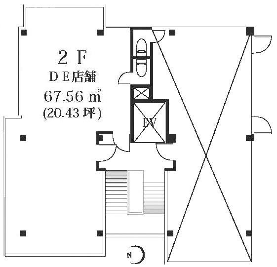 原宿メイプルスクエアDE 間取り図