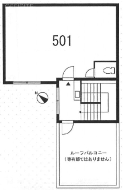 銀座片桐ビルⅤ5F 間取り図