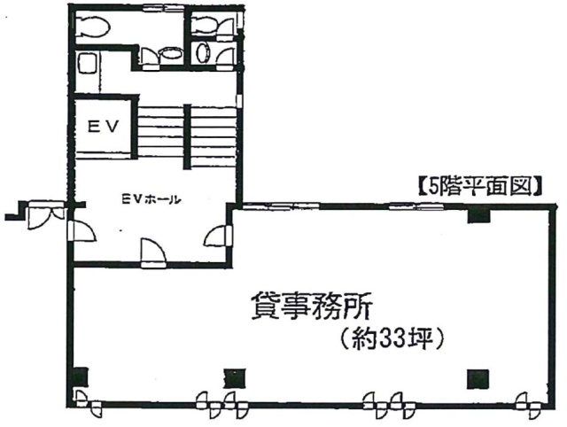 サクラビル5F 間取り図