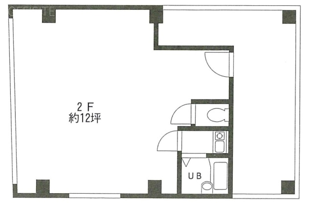 ローズビル2F 間取り図