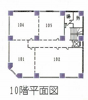 KN日本橋ビル1002 間取り図